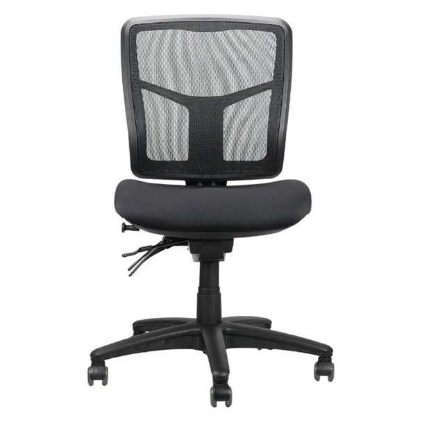 Rapidline Mirae Medium Mesh Back Operator Chair Black Fabric