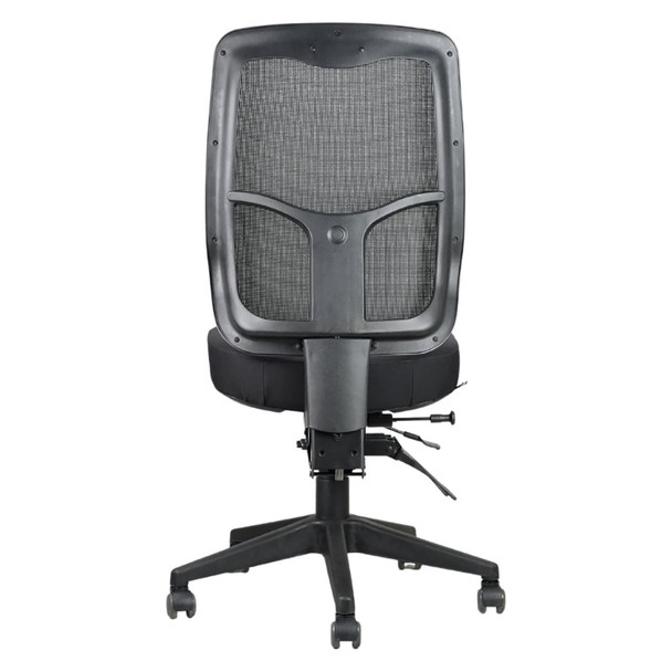 Rapidline Operator Chair Merida High Back Mesh Black Fabric