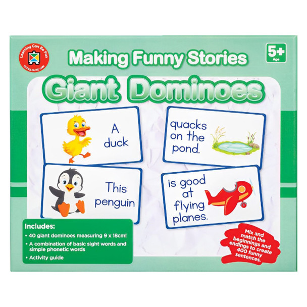 Learning Can Be Fun Making Funny Stories Giant Dominoes | Mega Office Supplies