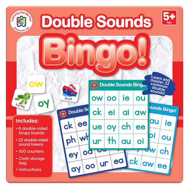 Learning Can Be Fun Bingo Double Sounds