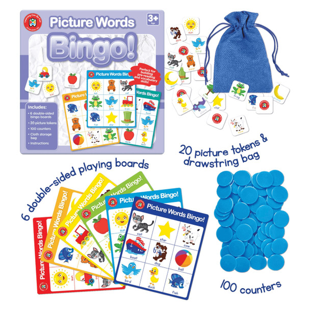 Bingo Picture Words Learning Can Be Fun