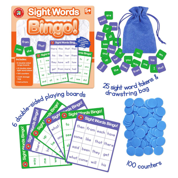 Bingo Sight Words Learning Can Be Fun