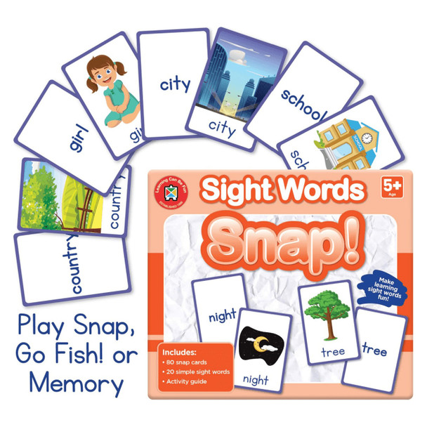 Sight Word Snap Learning Can Be Fun