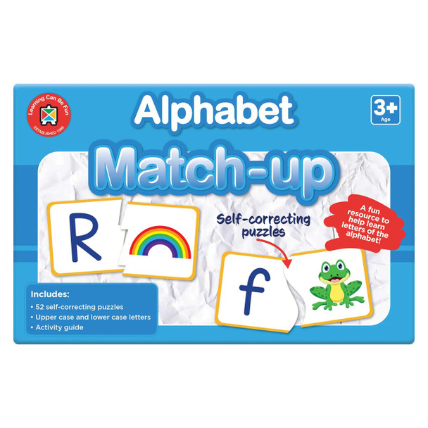 Learning Can Be Fun Match-Up Alphabet Game