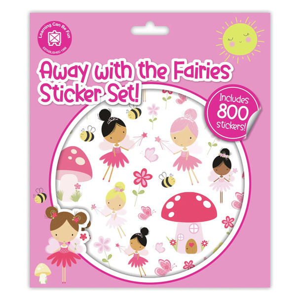 Learning Can Be Fun Sticker Set Away with the Fairies Pack of 800 | Mega Office Supplies
