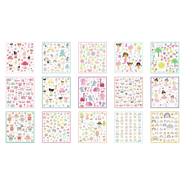 Away with the Fairies Pack of 800 Learning Can Be Fun Sticker Set