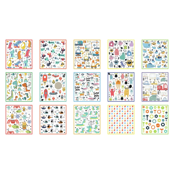 Out of This World Pack of 800 Learning Can Be Fun Sticker Set