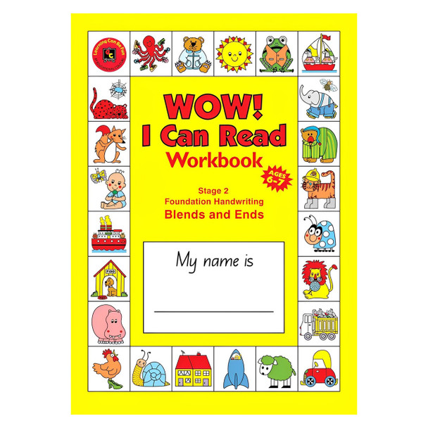 Learning Can Be Fun WOW! I Can Read Workbook Stage 2 Blending Consonants Blackline Master | Mega Office Supplies