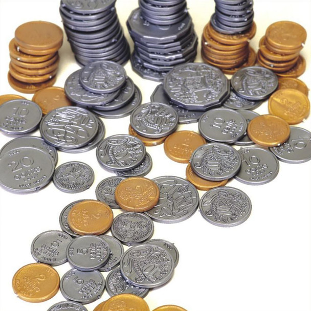 Learning Can Be Fun Play Money Coin Jar with 342 Assorted Coins