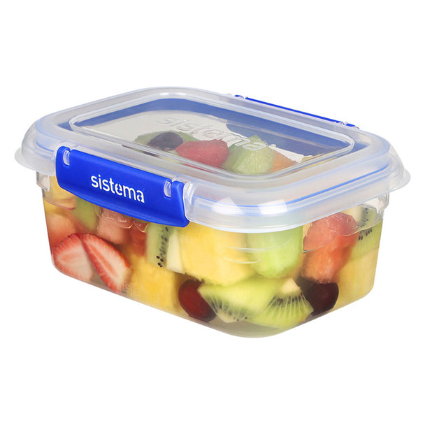 Sistema Dark Blue Klip It Plus Rectangle Container 1L | Mega Office Supplies