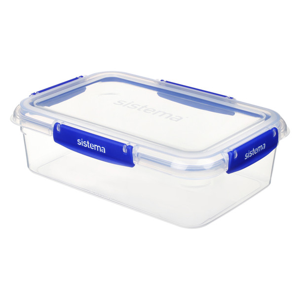 Sistema Klip It Plus Rectangle Plastic Container 2.2L Dark Blue