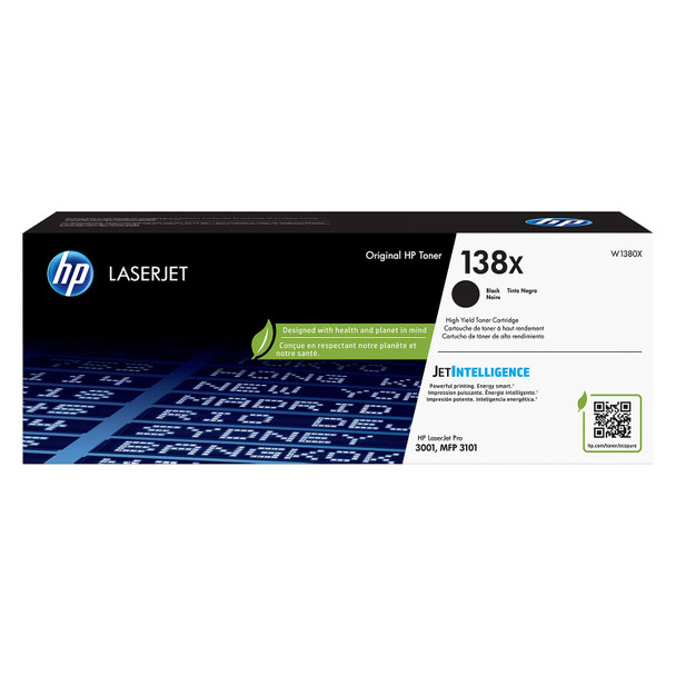 HP 138X High Yield Original LaserJet Toner Cartridge Black 4000 Pages