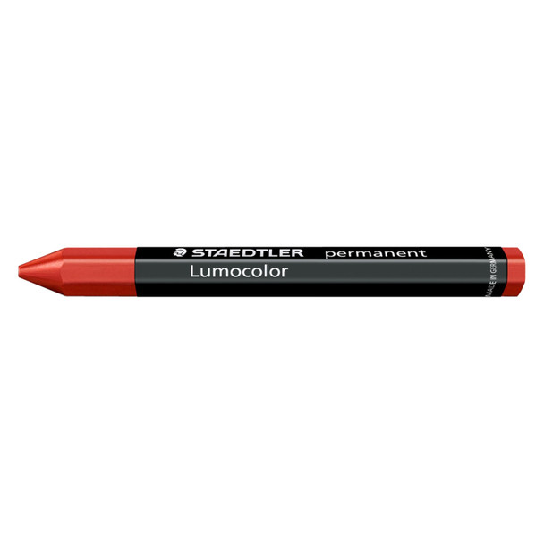 Staedtler Red Pack 12 Lumocolor Permanent Omnigraph Crayon | Mega Office Supplies