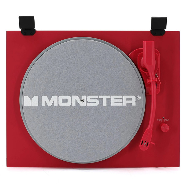 Monster Red Manual Vinyl Turntable