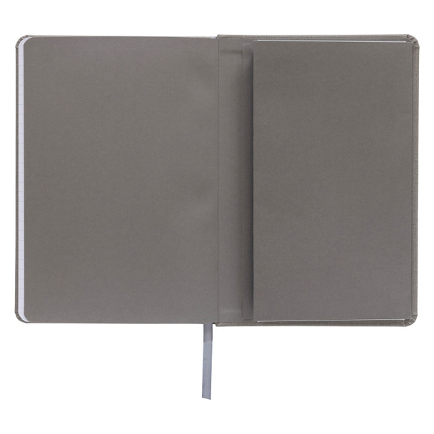 Spirax Platinum Journal Storm Linen-Look A5 160 Page 7mm Lined Pack of 10