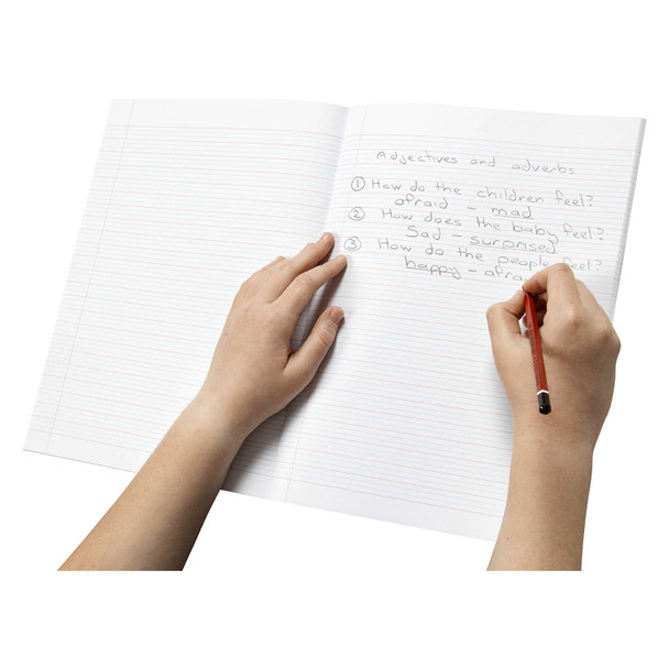 Spirax 303 4mm Ruled Super Size Exercise Book 320x235 64 Page - Pack of 10 | Mega Office Supplies