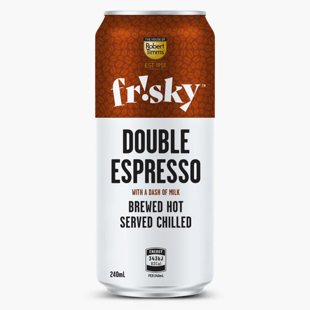 Frisky Double Espresso Barista Blend Iced Coffee 12's | Mega Office Supplies