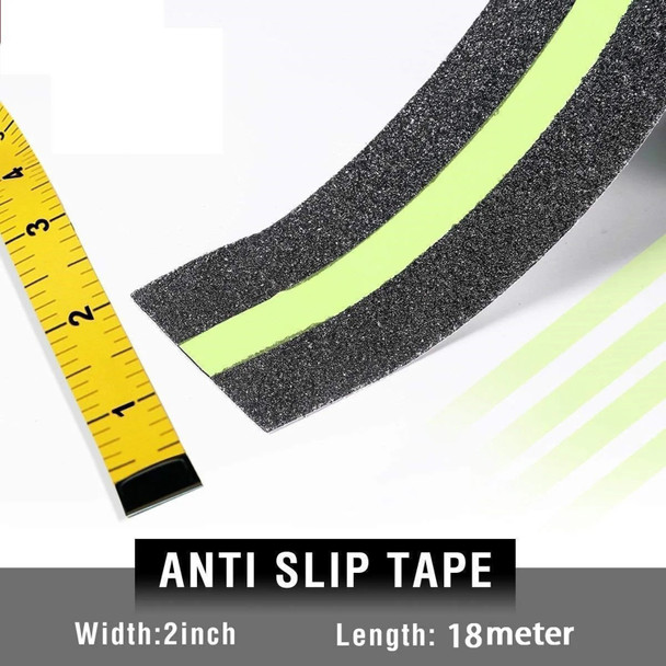 Dolphy Black Anti Skid Tape 50mm with Glow in Dark Stripe | Mega Office Supplies