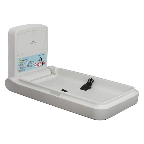 Dolphy Vertical Baby Change Station High Density Polyethylene White | Mega Office Supplies