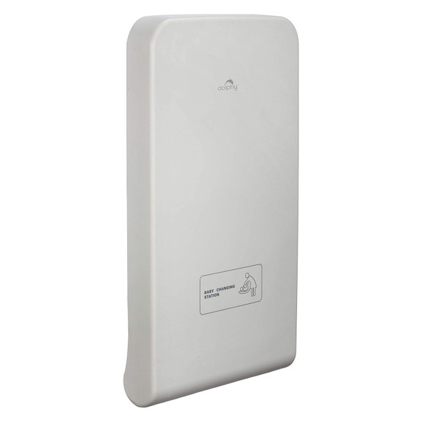Dolphy White Vertical Baby Change Station High Density Polyethylene | Mega Office Supplies