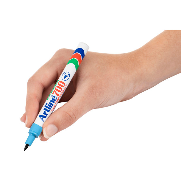 Artline Light Blue 700 Permanent Marker 0.7mm Bullet Nib Box 12 | Mega Office Supplies