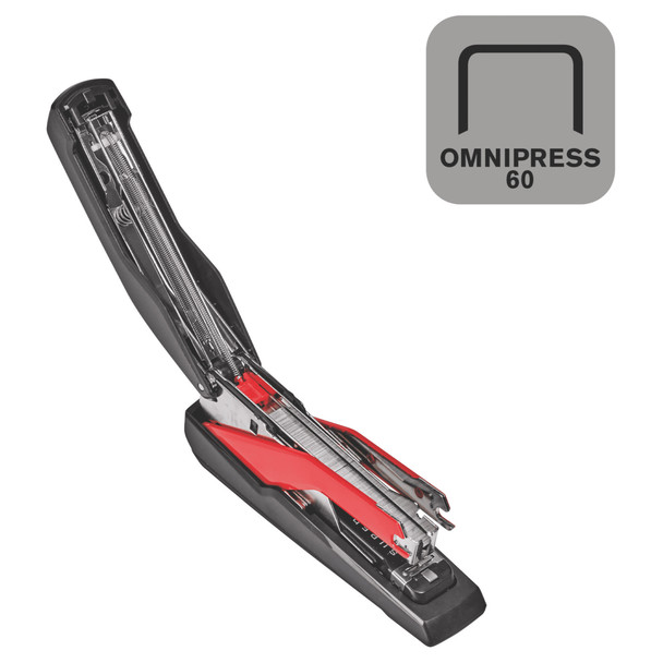 Rapid Fullstrip Stapler Black/Red SO60 Supreme Omnipress | Mega Office Supplies