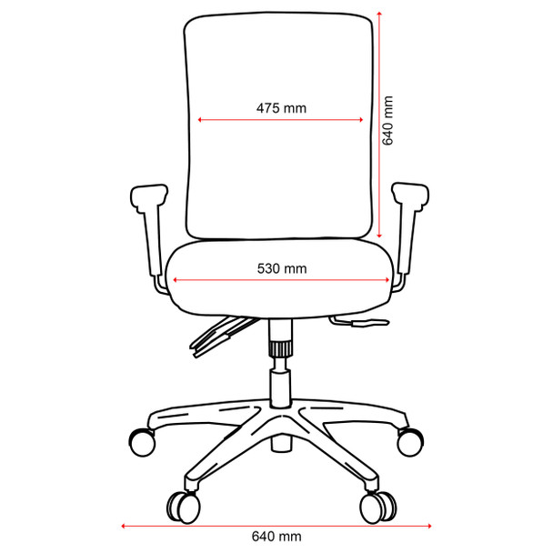 Buro Teal Tidal Mesh High Back Chair without Arms | Mega Office Supplies