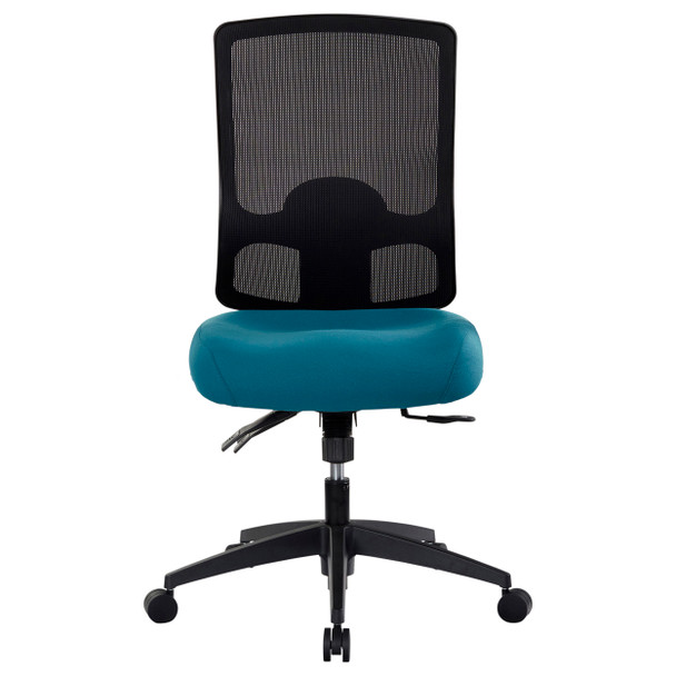 Buro High Back Chair without Arms Teal Tidal Mesh | Mega Office Supplies