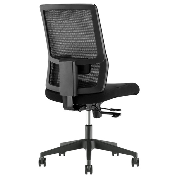 Buro Chair without Arms Black Mantra Mesh Back | Mega Office Supplies