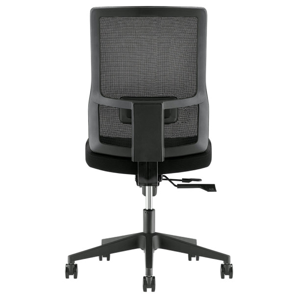 Buro Black Mantra Mesh Back Chair without Arms | Mega Office Supplies