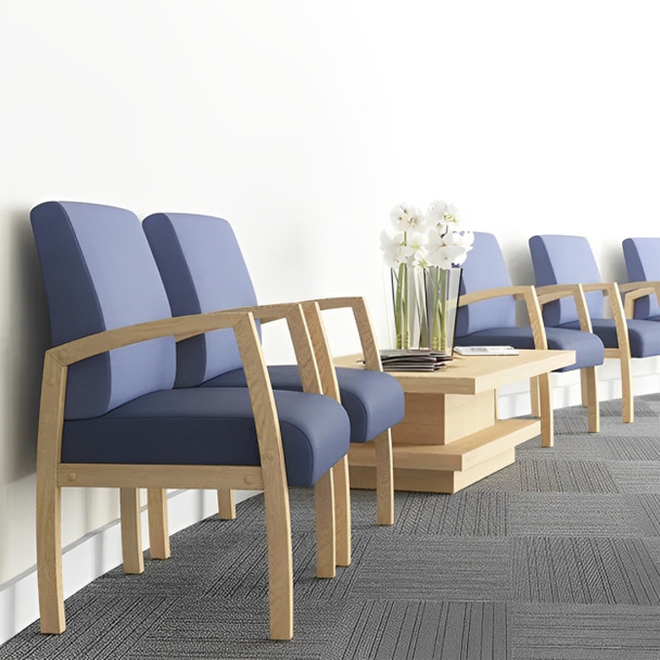 Buro Bella Guest Chair with Arms Dillon PU Stratus | Mega Office Supplies
