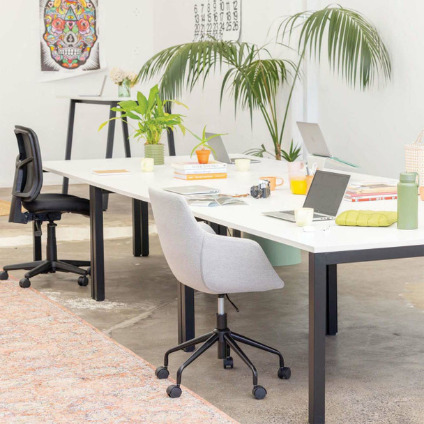 Mondo Black Chair 2-Lever Mesh Back Tivoli Without Arms Zen