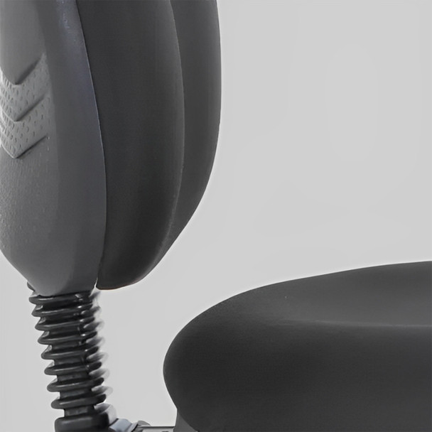 Mondo Java Chair 3 Lever Mid Back without Arms Black | Mega Office Supplies