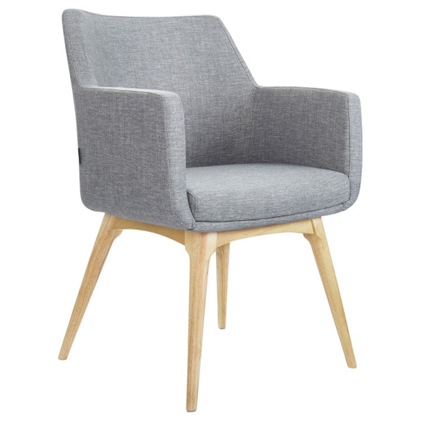 Konfurb Hady Chair Everyday 4-Leg Wood Base Keylargo Ash