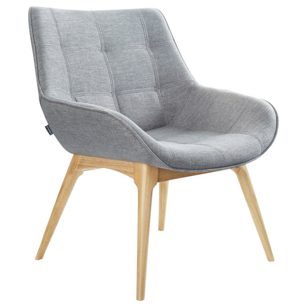 Konfurb Neo Chair Everyday 4-Leg Wood Base Keylargo Ash