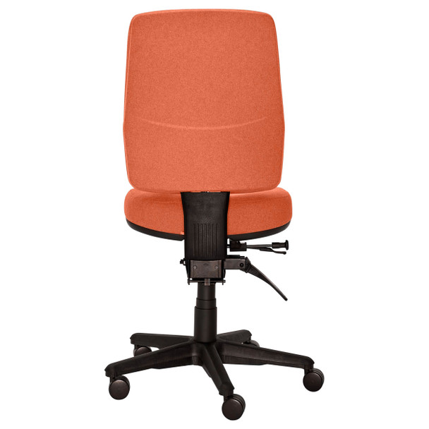 Buro Rust Roma 3 Lever High Back with Seat Slide without Arms SafeTex | Mega Office Supplies