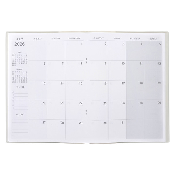 Cumberland Monthly Planner Diary A4 Month To View Assorted 2026