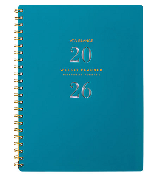 At-A-Glance Signature Lite Focus Weekly/Monthly Planner A4 Teal 2026 | Mega Office Supplies