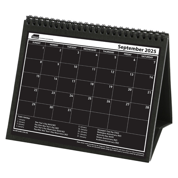 Sasco 210 x 180mm 2026 Tri-Fold Desk Calendar | Mega Office Supplies Sasco 210 x 180mm 2026 Tri-Fold Desk Calendar | Mega Office Supplies