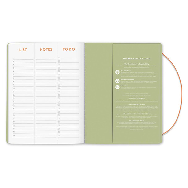 Orange Circle Diary Colour Block 191 x 248mm Month To View 2026