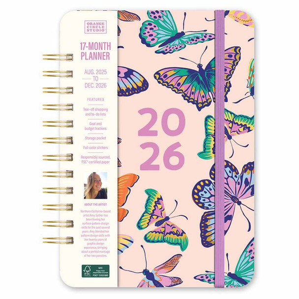 Orange Circle 2026 Catching Colour Do It All Planner | Mega Office Supplies