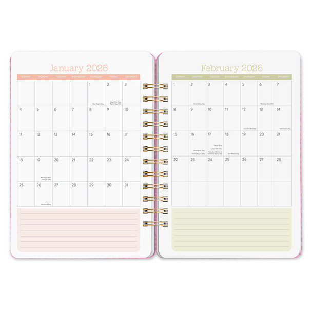 Orange Circle Catching Colour Do It All Planner 2026 | Mega Office Supplies