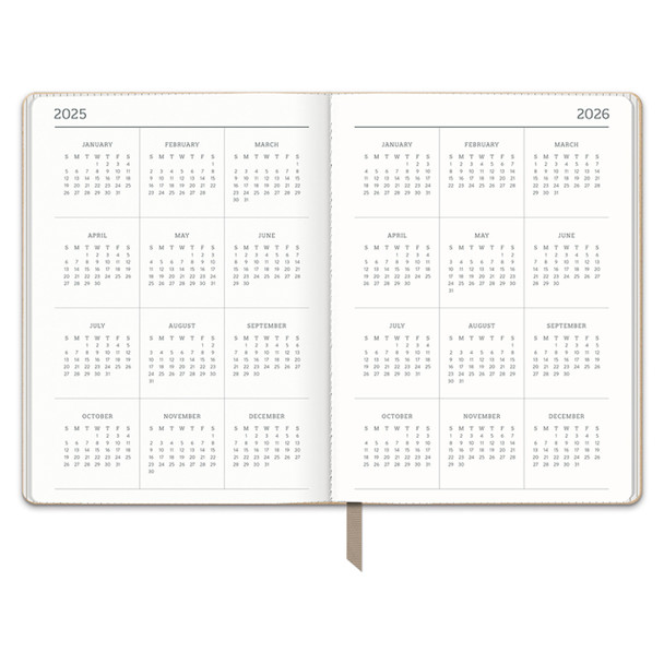 Orange Circle Planner 2026 Sand Dollar Medium Dual Textured | Mega Office Supplies