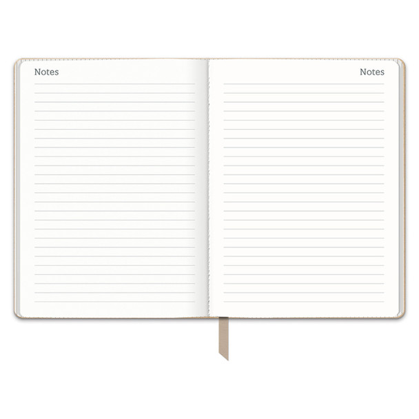 Orange Circle Medium Dual Textured Planner 2026 Sand Dollar | Mega Office Supplies