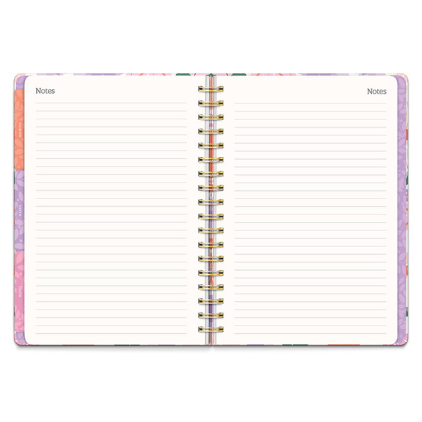 Orange Circle Diary Secret Garden 2026 178 x 244mm Week To A View