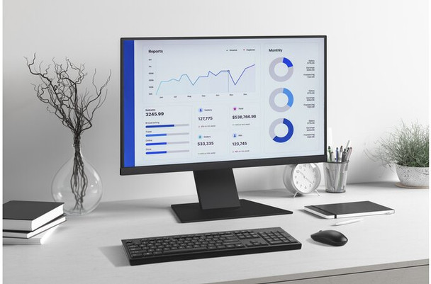 KB270 EQ Rechargeable Full-Size Wireless Keyboard Black Kensington