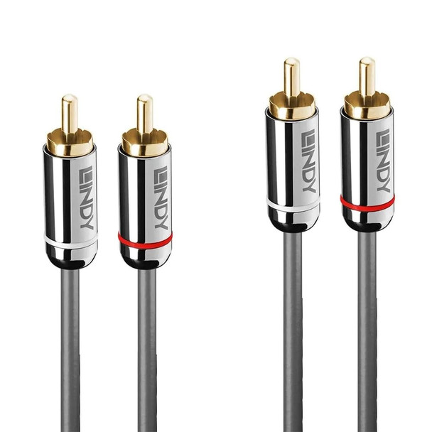 Lindy Dual RCA Audio Cable, Cromo Line