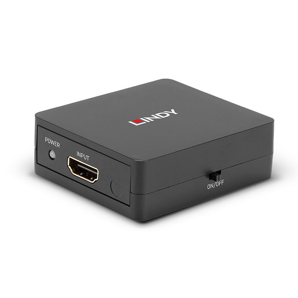 2 Port HDMI 18G Splitter, Compact, Lindy 