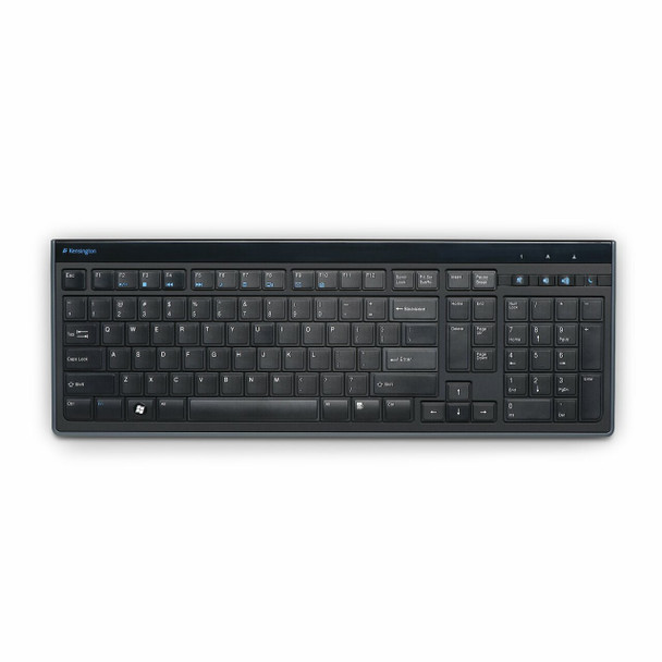 Advance Fit Full-Size Slim Wired Keyboard Black Kensington