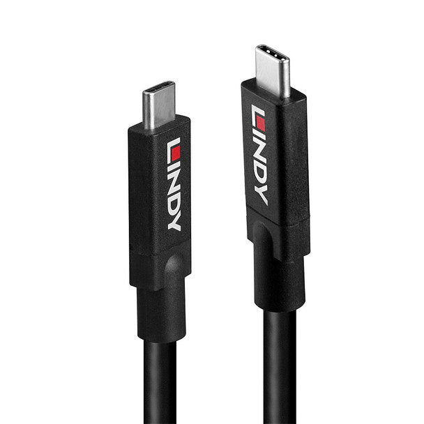 Lindy 8m USB 3.2 Gen 2 Active Cable, Type C to C Lindy 8m USB 3.2 Gen 2 Active Cable, Type C to C